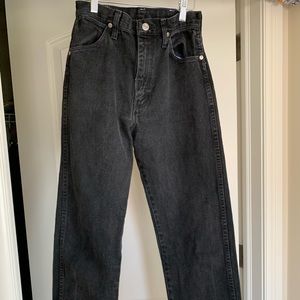 Wrangler Dark Wash Straight Leg Jeans